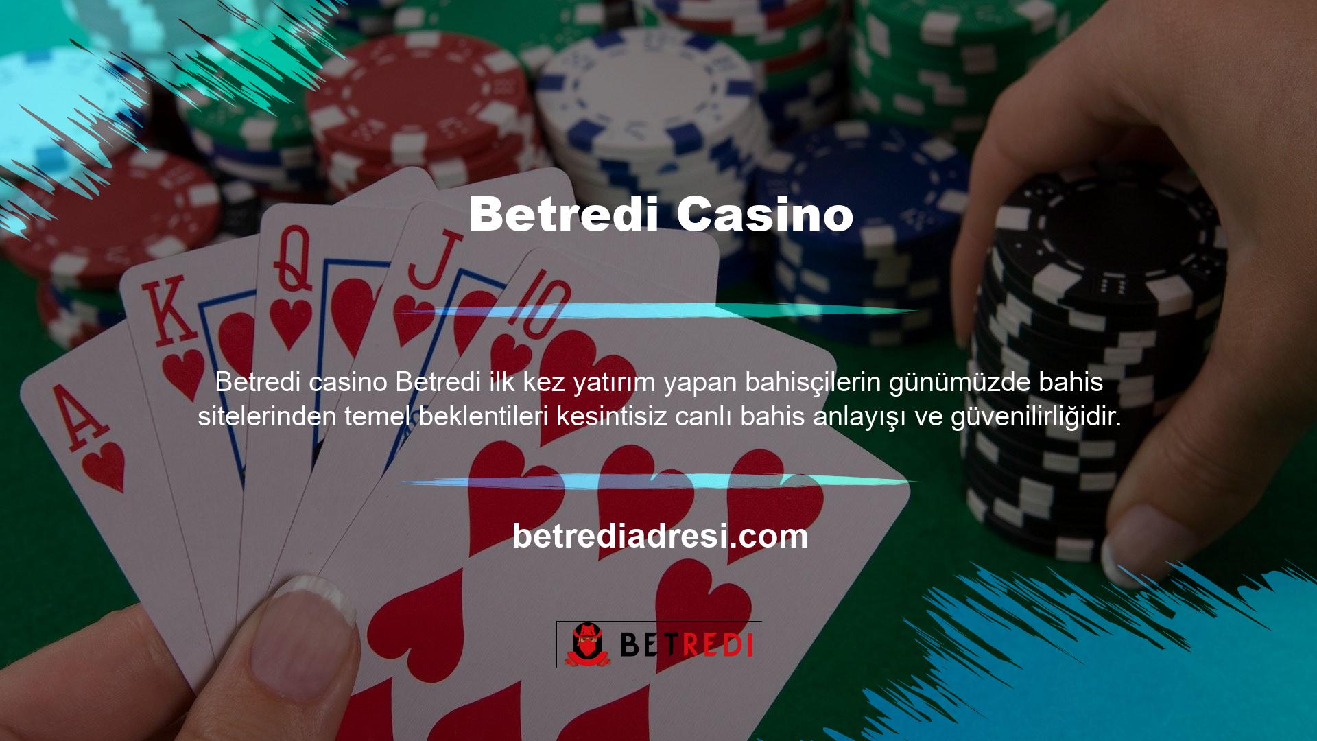 Pek çok casino sitesi, güvenilirlik nedenleriyle bu kanalda reklam verir, ancak bu siteler genellikle oyun deneyimine sahiptir ve Betredi Entrance gibi casino pazarına uzun yıllardır hizmet vermektedir